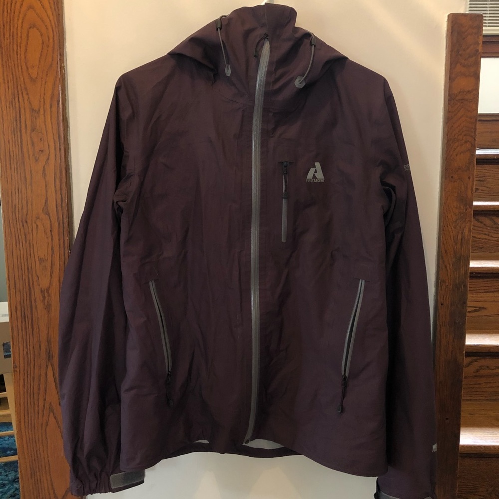 First Ascent Eddie Bauer Plum Rain Jacket